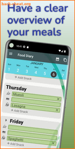 Food Log Journal -Diet Tracker screenshot