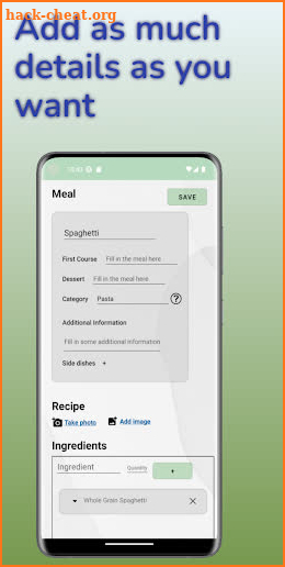 Food Log Journal -Diet Tracker screenshot