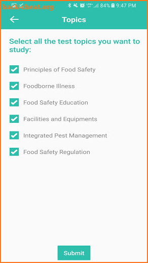 Food Manager Certification Test Prep screenshot