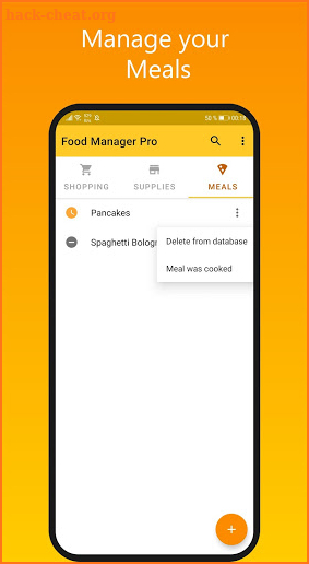 Food Manager - Meals, Pantry and Shopping List screenshot