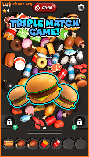 Food Match 3D: Tile Puzzle screenshot