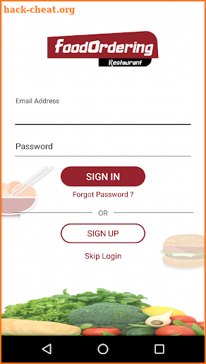 Food Ordering - Restaurant App Demo screenshot