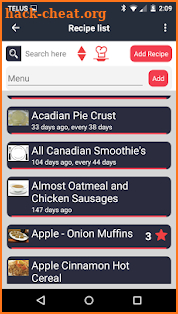 Food Planner screenshot