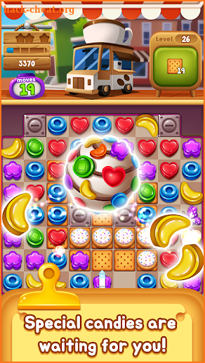 Food POP : New puzzle gravity world (Food burst 2) screenshot