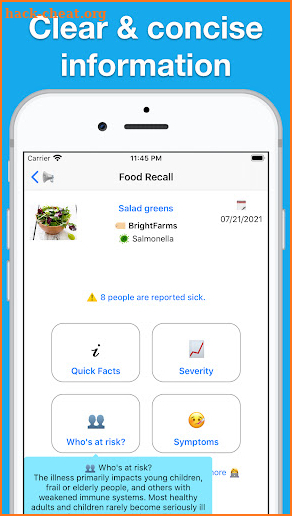 Food Recalls & Alerts screenshot