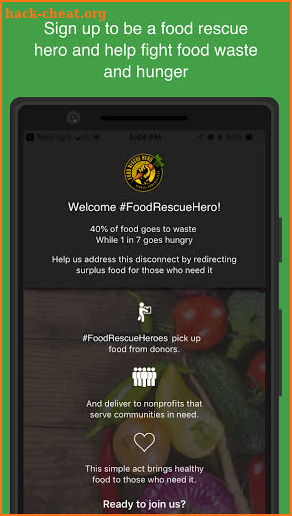 Food Rescue Hero screenshot