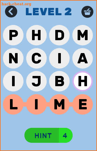 Food Search - Word Game screenshot