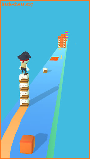 Food Surfer:Cube Surfboard screenshot