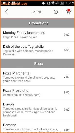 FoodBooking screenshot