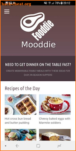 Fooddie Mooddie - Family dishes recipes screenshot