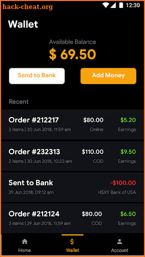 Foodish Delivery IonicTemplate screenshot