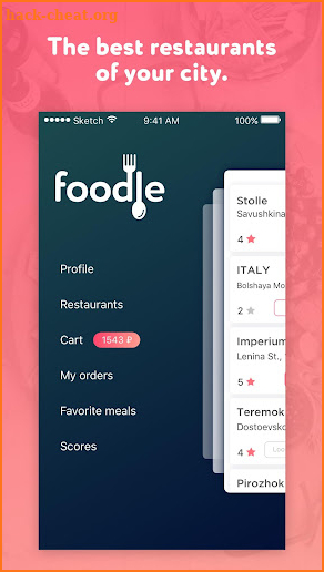 Foodle: food delivery and pre-order screenshot