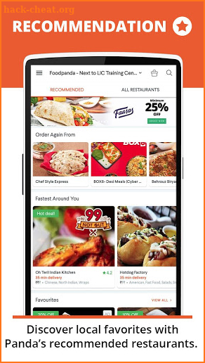 foodpanda: Food Order Delivery screenshot