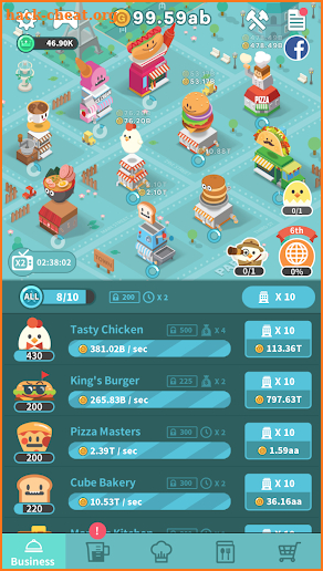Foodpia Tycoon screenshot