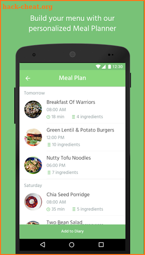 FoodPrint™ Diet by Nutrino screenshot