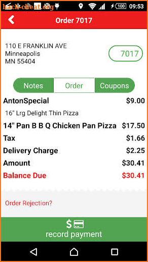 Foodtec Delivery IQ screenshot