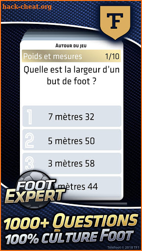 Foot Expert, le Quiz TéléFoot 100% Foot screenshot