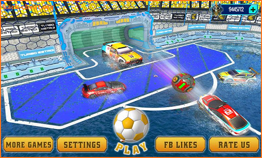 Football Car World Cup 2018: Water Cars Fight screenshot