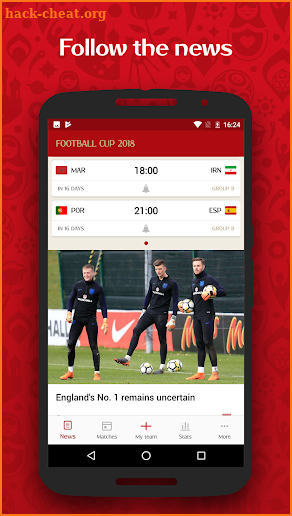 Football Cup 2018 — Goals & News of the World Cup screenshot