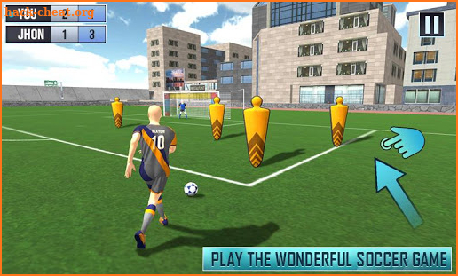 Football Flick Shot - free flick football games screenshot