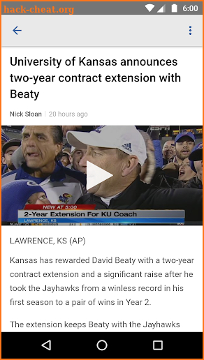 Football KC - KCTV Kansas City screenshot