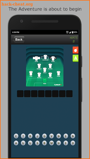 Football Line-up Quiz - Guess The Football Club screenshot