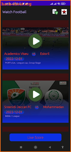 Football Live score TV Stream screenshot