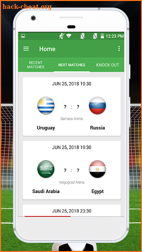 Football Live Scores - 2018 FIFA World Cup screenshot