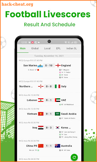 Football: Live Soccer Scores screenshot