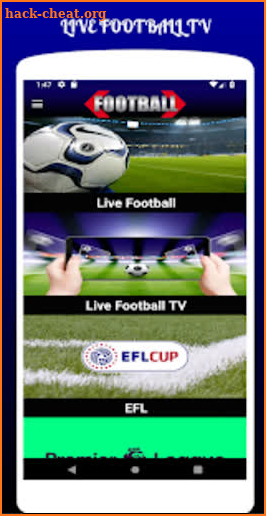 Football Live tv App screenshot