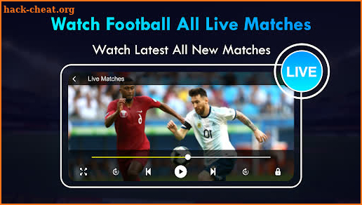 Football live TV App screenshot