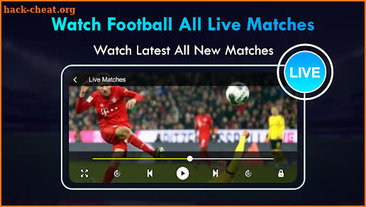 Football live TV App screenshot