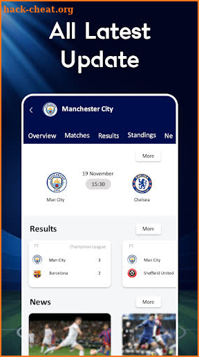 Football live TV App screenshot