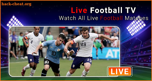 Football live tv match screenshot