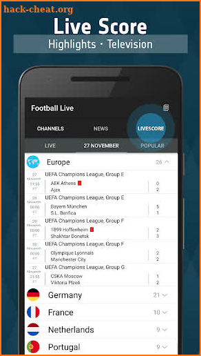 Football Live TV - Soccer Television screenshot
