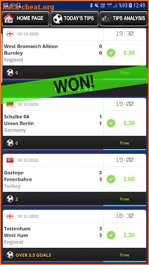 Football Match Betting Tips Free screenshot