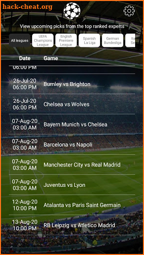 Football Predictions & Tips - Betting Experts screenshot