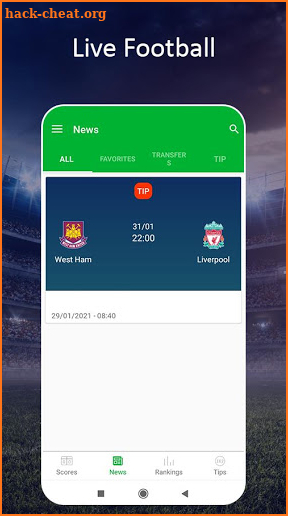 Football Premier League Live TV- Tips For Footbool screenshot