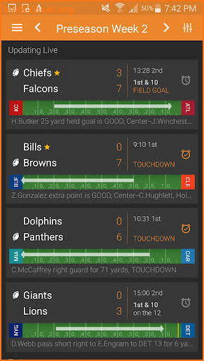 Football Schedule 2019 for NFL: Live Scores, Stats screenshot