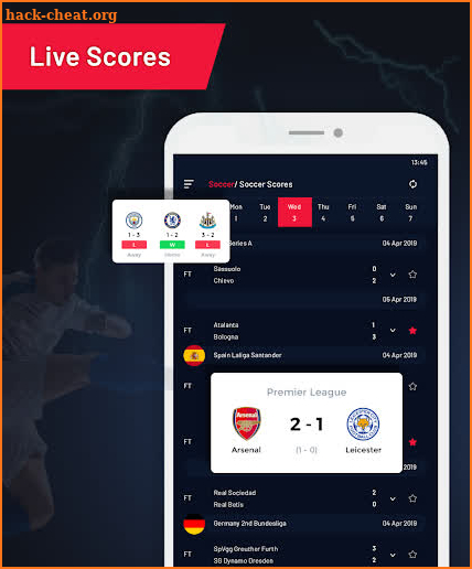 Football score: Live soccer info & updates screenshot