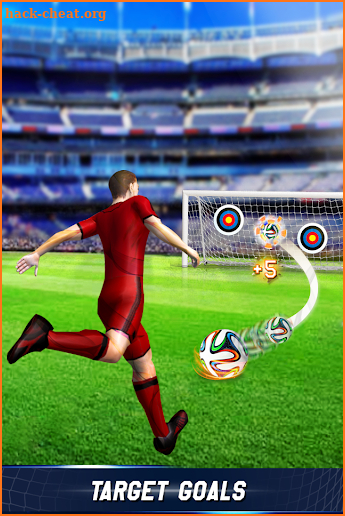 Football soccer strike screenshot