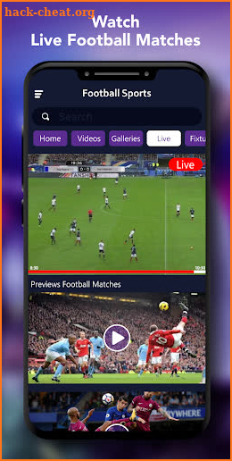 Football Sports TV screenshot