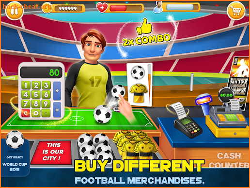 Football Stadium Cashier : Cash Register Game screenshot