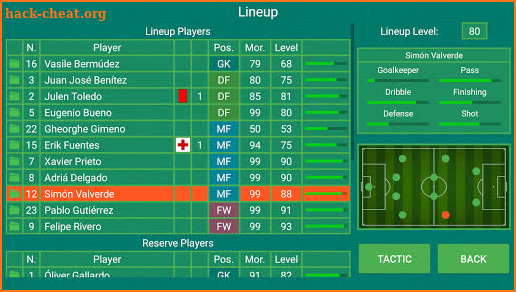 Football Team Manager screenshot