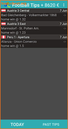 Football Tips - free betting predictions screenshot