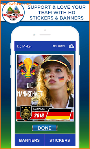 Football World Cup 2018 DP Maker & Frames screenshot