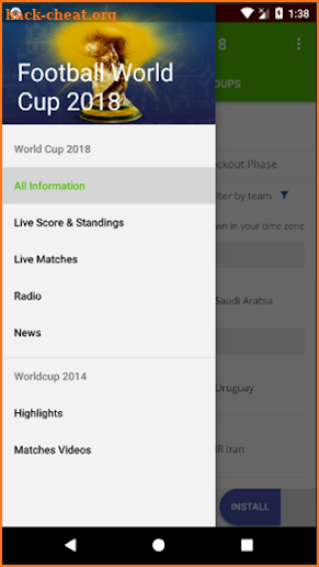 Football World Cup 2018 - Live TV and Scores screenshot