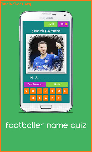 footballer name quiz screenshot