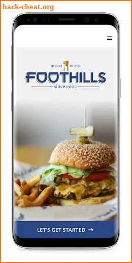 Foothills Food + Meat Menu screenshot