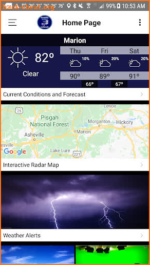 Foothills Weather Network screenshot